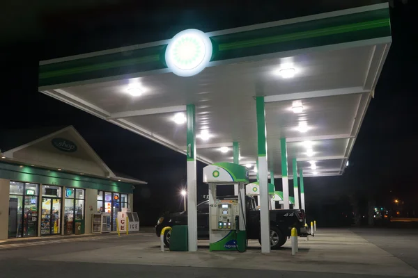 BP benzin istasyonu — Stok fotoğraf