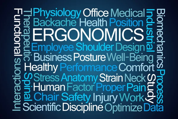 Ergonomics Word Cloud — Stock Photo, Image