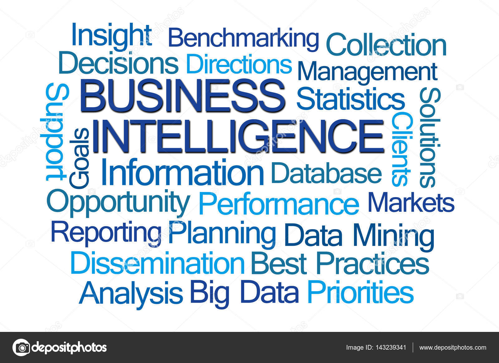 Business Intelligence Word Cloud ⬇ Stock Photo, Image by © ventanamedia