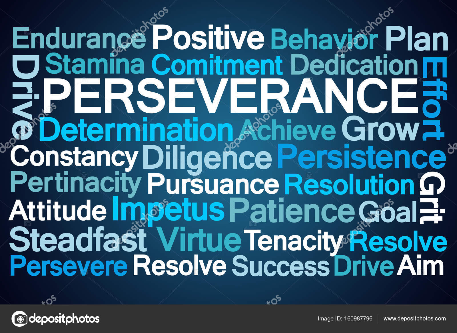 Perseverance Word Cloud Stock Photo by ©ventanamedia 160987796