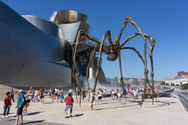 Guggenheim Museum  in Bilbao, Spain clipart