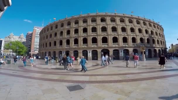 Valencia España Mayo 2018 Plaza Toros Valencia Plaza Toros Construida Video de stock