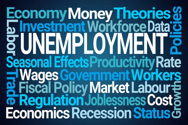 Unemployment Word Cloud — Stock Photo, Image