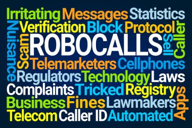 Robocalls kelime bulutu