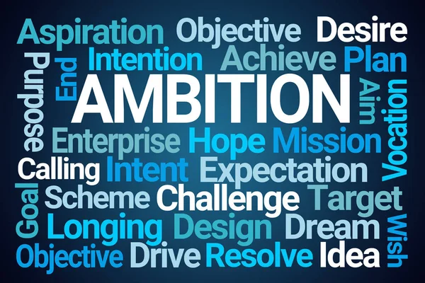 Ambition Word Cloud — Stock Photo, Image