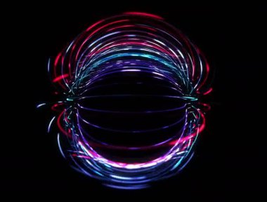 Dönen soyut Orb döngü