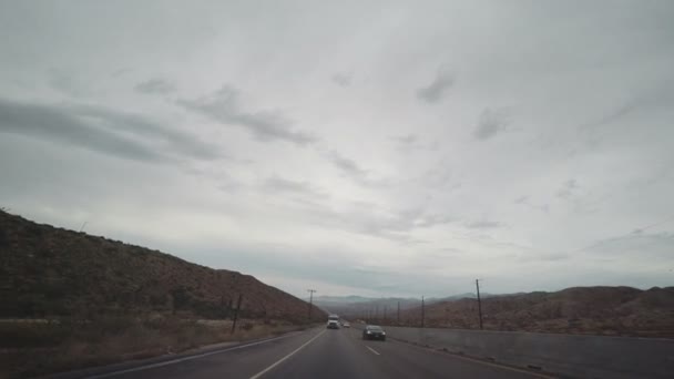 Autopista de coche en movimiento — Vídeos de Stock