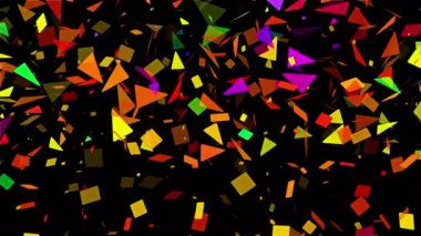 Seyrek çok renkli mozaik arka plan döngü