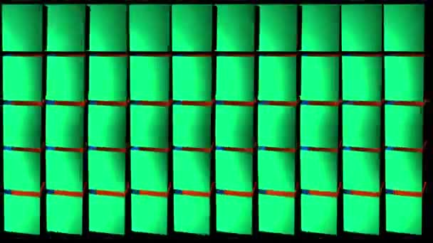 Multi barevné svislé otočení průvlak — Stock video