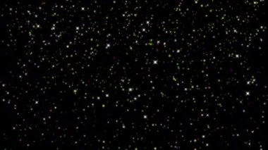 Mat ile yoğun parlak yağmur düşen döngü