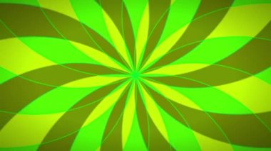 Desen arka plan döngü dönen retro Psychedelic