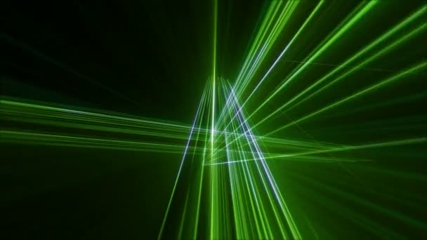 Rotating Abstract Green Grid Loop — Stockvideo