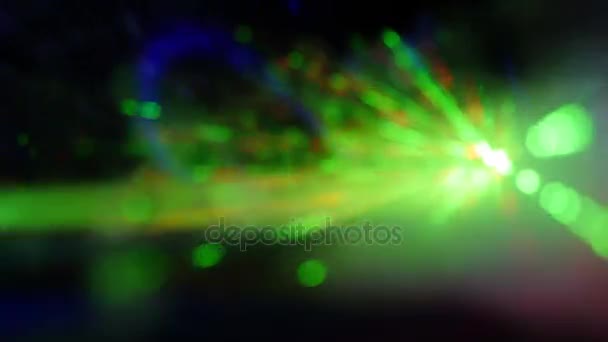 Fase laser e luce — Video Stock