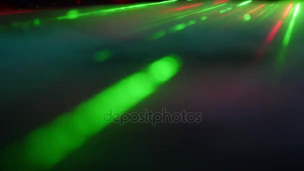 Laser- und Lichtbühne — Stockvideo