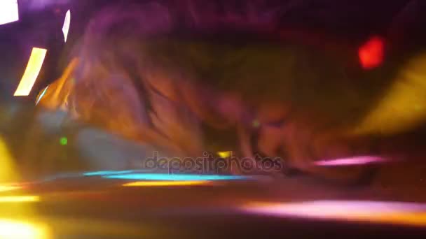 lumières colorées du projecteur 