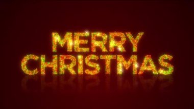 Göz alıcı mutlu Noeller döngü arka plan mat ile kayıt