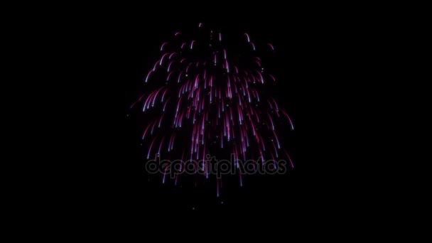 Quatre feux d'artifice vacances 