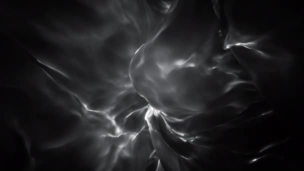 Monochromatic Soft Fractal Background — Stock Video