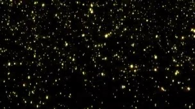 Alfa kanal mat altın parlayan Glitter düşen konfeti / animasyon süper ince altın konfeti ile kendi içeriğinizi yerleştirmek için alfa kanalı mat düşen An.