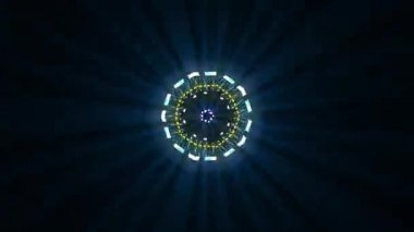 Psychedelic yıldız şekli darbe Kaleidoscope Tempo arka plan / A 30 saniye psychedelic yıldız desenler arka plan.