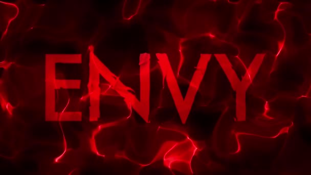 Deep Red Envy Titre Boucle Abstraite Liquide — Video