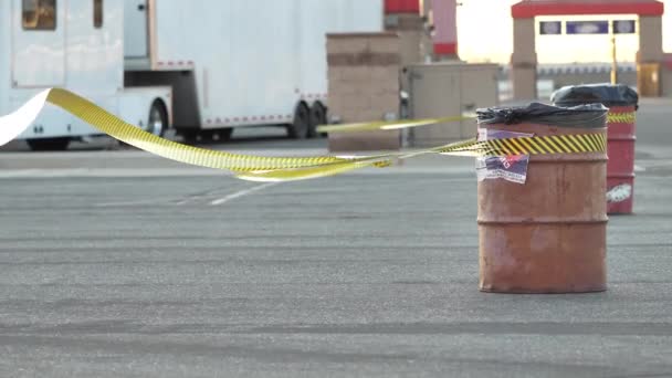 Personne Fait Son Propre Taco Une Fête Extérieure Traiteur — Video