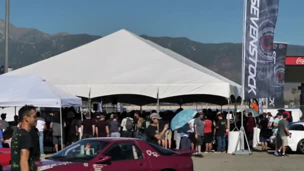 Fontana California Noviembre 2019 Sevenstock Evento Entusiasta Los Motores Rotativos — Vídeo de stock