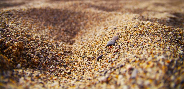 Песчаный пляж фон — стоковое фото