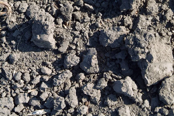 Fondo texturizado de tierra arada. Textura terrestre — Foto de Stock