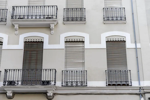 Arquitetura do centro da cidade espanhola de Castellon — Fotografia de Stock