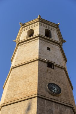 İspanyol şehri Castellon ortasına kule