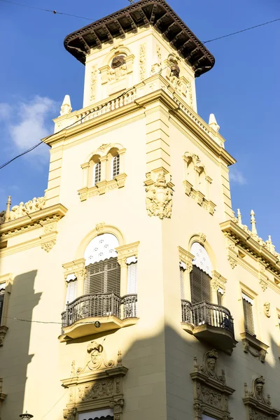Архитектура центра испанского города Кастеллон — стоковое фото