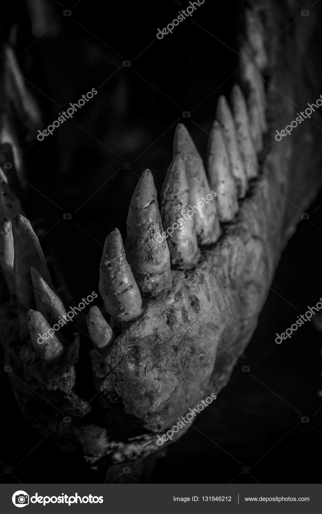 dinosaur with sharp teeth