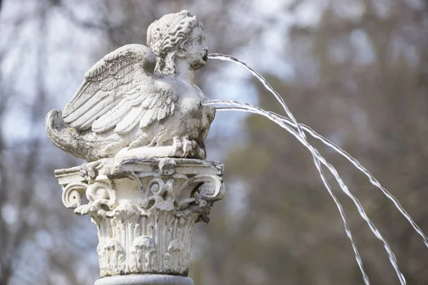 Fountains and gardens in Madrid — Stock Photo, Image