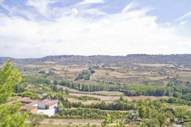 alanları ile nehir tajo boyunca görüntüleyin. İspanya