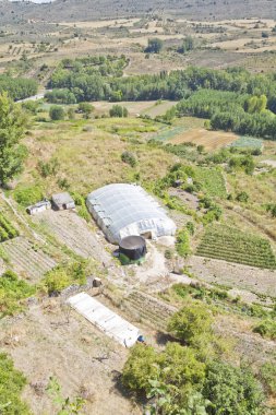 kırsal peyzaj ekili arazi