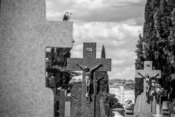 Podrobnosti o hřbitov ve Španělsku — Stock fotografie