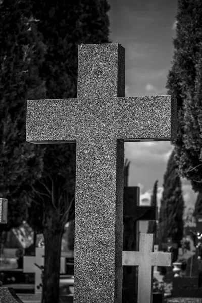 Cemetery details in Spain — Stock Photo, Image