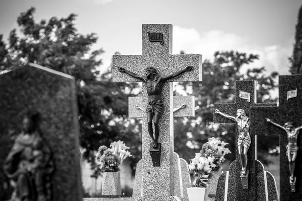 Detalles del cementerio en España — Foto de Stock