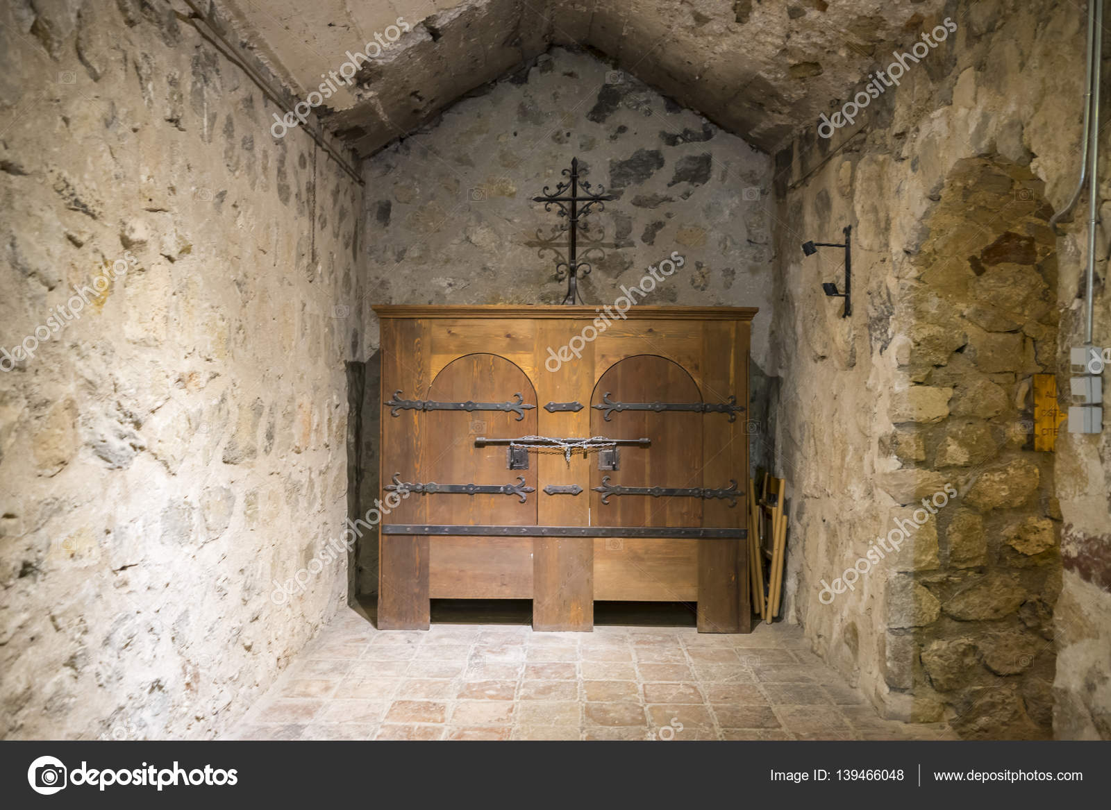 Interior Of The Medieval Castle Stock Photo C Outsiderzone