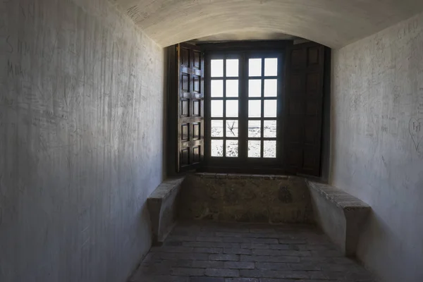 Pokoj v středověký hrad — Stock fotografie