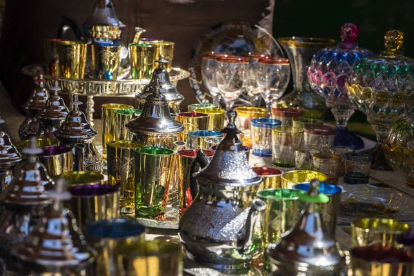 Various glass vessels in arabic style — Stock Photo, Image