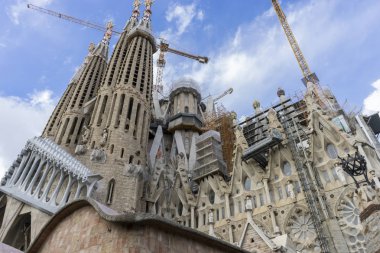Tapınak Sagrada Familia yapım aşamasında