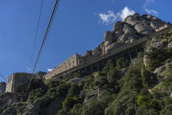 Seilbahn, Kloster Montserrat — Stockfoto