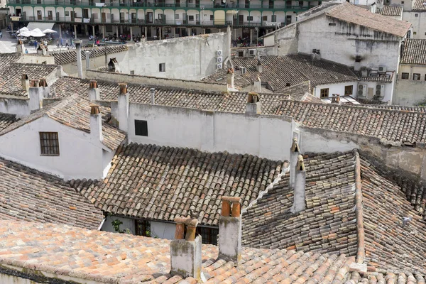 Madrid, Classic tile roofs — Stock Photo, Image