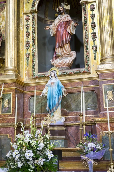 Imagens de virgens e representações de Cristo — Fotografia de Stock
