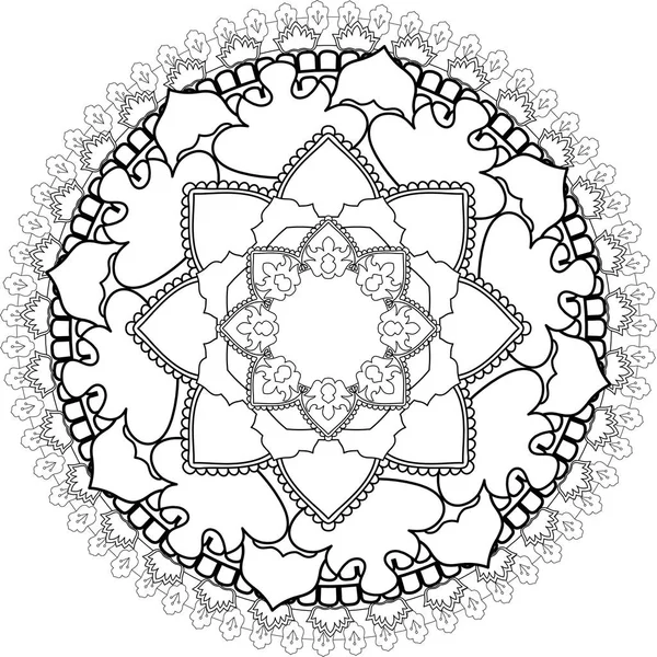 Mandala disegno carta da parati — Foto Stock