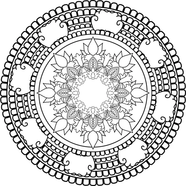 Mandalas dibujo fondo de pantalla — Foto de Stock