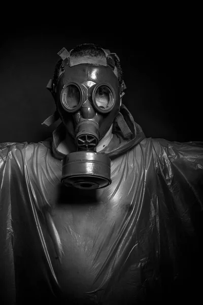 Man in biohazard suit — Stock Photo, Image