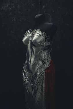 Kadınlar için gümüş zırh